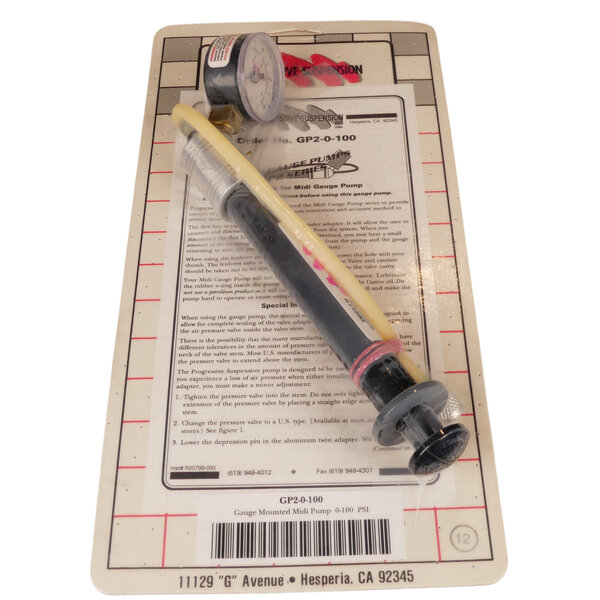 NOS Progressive Suspension MINI Gauge Series P2 MTB Pump