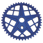 S&M S&M Bikes 44T Motoman BMX sprocket chainwheel BLUE GROOVE