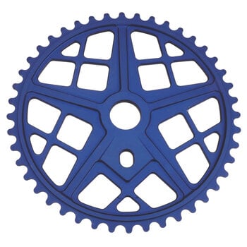 S&M S&M Bikes 44T Motoman BMX sprocket chainwheel BLUE GROOVE