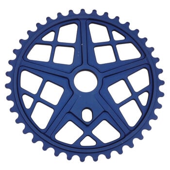 S&M S&M Bikes 39T Motoman BMX sprocket chainwheel BLUE GROOVE