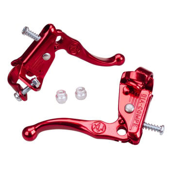 Dia-Compe Dia-Compe Tech 3 old school BMX brake levers lever set - RED ANODIZED