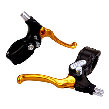 Dia-Compe Dia-Compe Tech 77 LOCKING BMX bicycle brake levers lever set BLACK GOLD