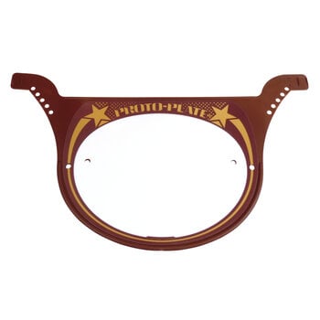 Neal Enterprises Neal Enterprises PROTO-PLATE old school BMX number plate RIPPER GOLD & BROWN