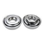 Tange-Seiki Tange OEM WHITE BOX BB220ST American Bottom Bracket for One Piece Bicycle Crank - 24T - CHROME