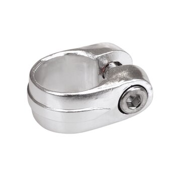 Porkchop BMX Suntour style BMX bicycle seat clamp - 28.6mm (1 1/8") - SILVER