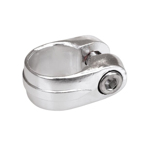 Porkchop BMX Suntour style BMX bicycle seat clamp - 28.6mm (1 1/8") - SILVER