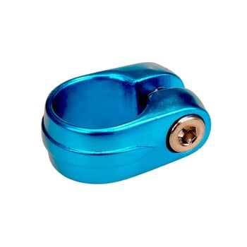 Porkchop BMX Suntour style BMX bicycle seat clamp - 28.6mm (1 1/8") - BRIGHT DIP BLUE