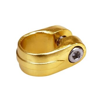 Porkchop BMX Suntour style BMX bicycle seat clamp - 28.6mm (1 1/8") - GOLD
