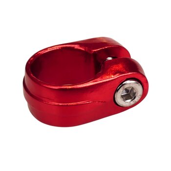 Porkchop BMX Suntour style BMX bicycle seat clamp - 28.6mm (1 1/8") - RED