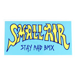 Stay Rad "SMALL AIR" decal - 4"x 2" - BLUE/YELLOW