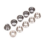 Porkchop BMX Chromoly chainring bolts for BMX bicycle - set of 5 - CHROME