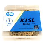 KMC KMC K1SL WIDE (formerly K710SL-TI) Superlight Kool BMX Chain 1/2" X 1/8" 100L GOLD