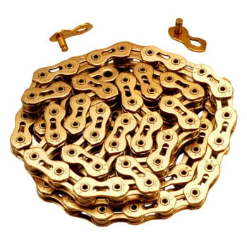KMC KMC K1SL WIDE (formerly K710SL-TI) Superlight Kool BMX Chain 1/2" X 1/8" 100L GOLD