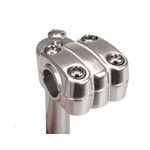 Porkchop BMX Suntour style old school 21.1mm quill BMX bicycle stem - SILVER