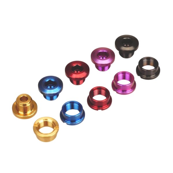 Porkchop BMX Titanium BMX bicycle single speed chainring bolts - set of 5 - MULTI