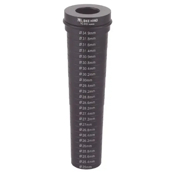 Cyclists Choice / Bike Hand YC-510 Bicycle Seat Tube Sizer Gauge Tool BLACK