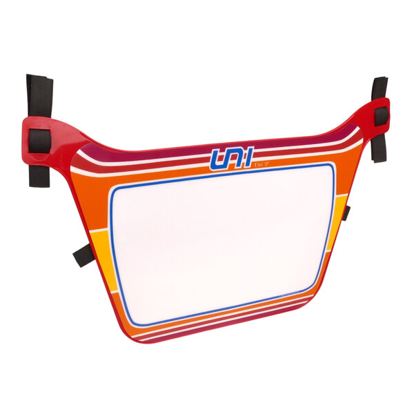Air-Uni Air-Uni BMX Number Plate (original 1980's molds!) "Uni 2" - RED