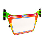 Air-Uni Air-Uni BMX Number Plate (original 1980's molds!) "Uni 2" - LIME GREEN