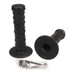 Neal Enterprises NOS Jive Handles old school BMX bicycle grips - BLACK w/ BLACK Trick Tips BAGGED