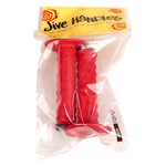 Neal Enterprises NOS Jive Handles old school BMX bicycle grips - RED w/ BLACK Trick Tips BAGGED