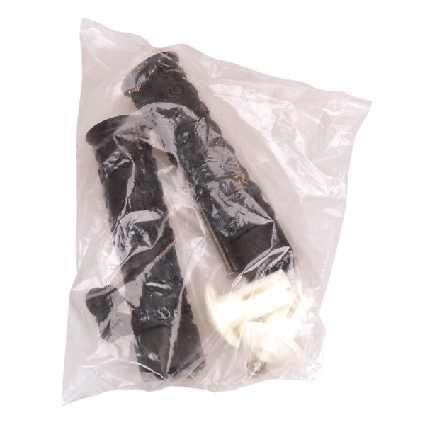 Neal Enterprises NOS M Jive Handles old school BMX grips - BLACK w/ WHITE Grip Locks PLAIN BAG