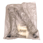 Neal Enterprises NOS M Jive Handles old school BMX grips - GREY GRAY w/ WHITE Grip Locks PLAIN BAG