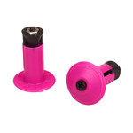 Neal Enterprises Jive Handle "Grip Locks" (1st gen) Bicycle Handlebar Bar Ends (PAIR) MAGENTA PINK