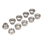 Porkchop BMX 7075 Aluminum alloy BMX bicycle chainring bolts (set of 5) SILVER