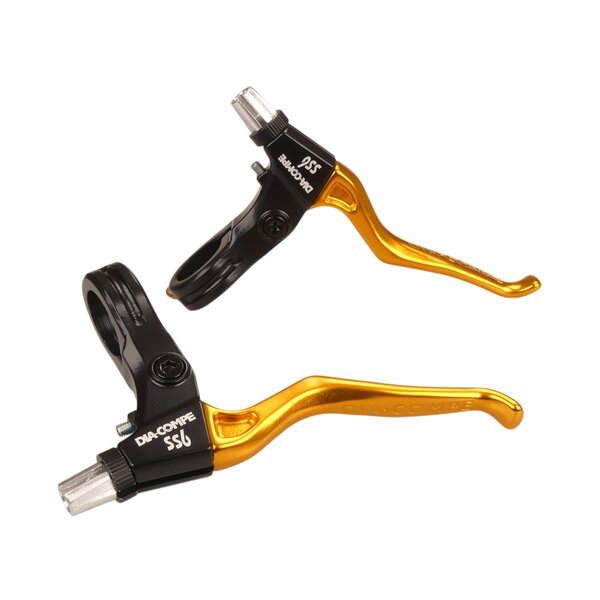 Dia-Compe Dia-Compe SS6 Old School MTB Mountain Bicycle Brake Levers Lever Set - GOLD