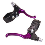 Dia-Compe Dia-Compe Tech 77 LOCKING BMX bicycle brake levers lever set BLACK - NEW PURPLE