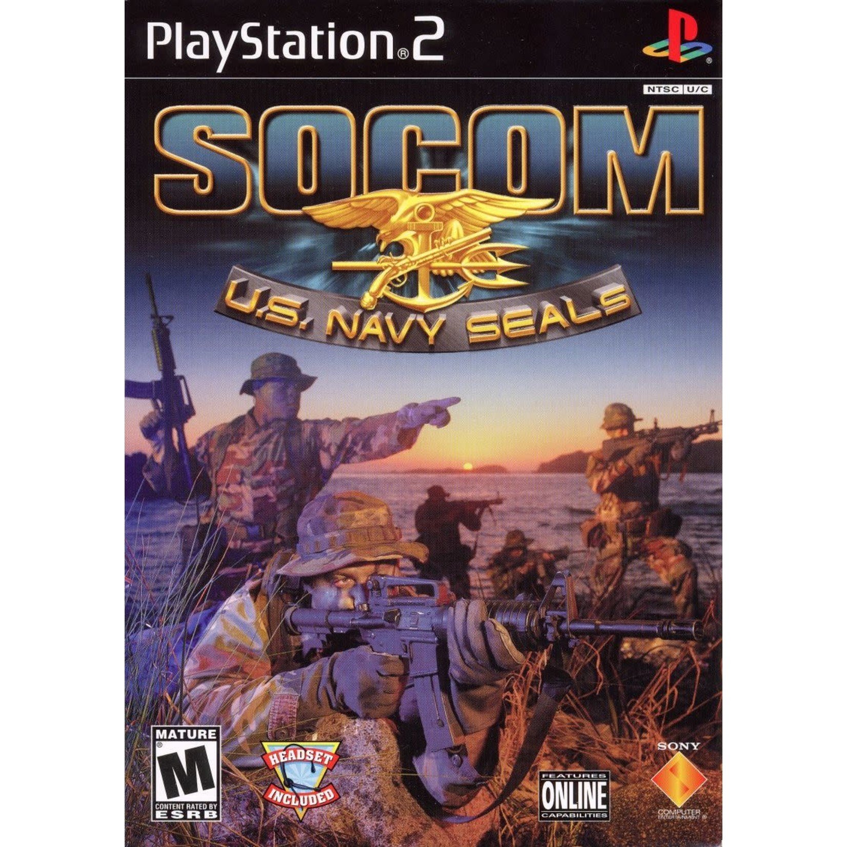 Playstation 2 SOCOM US Navy Seals -In Box