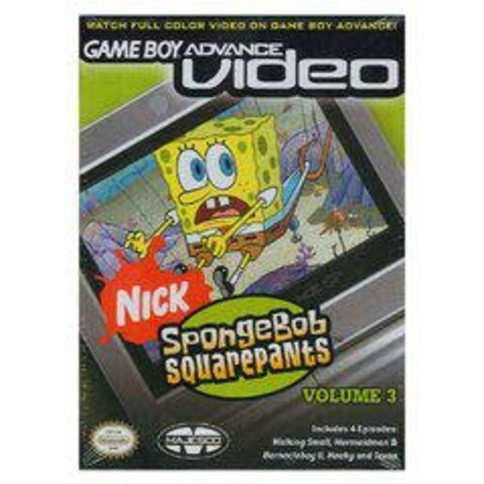 Gå ned Decimal midlertidig GBA Video SpongeBob SquarePants Volume 3 - Bonfire Games