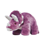 Fluff & Tuff Charlie Triceratops Durable Plush Toy (Large - 14")
