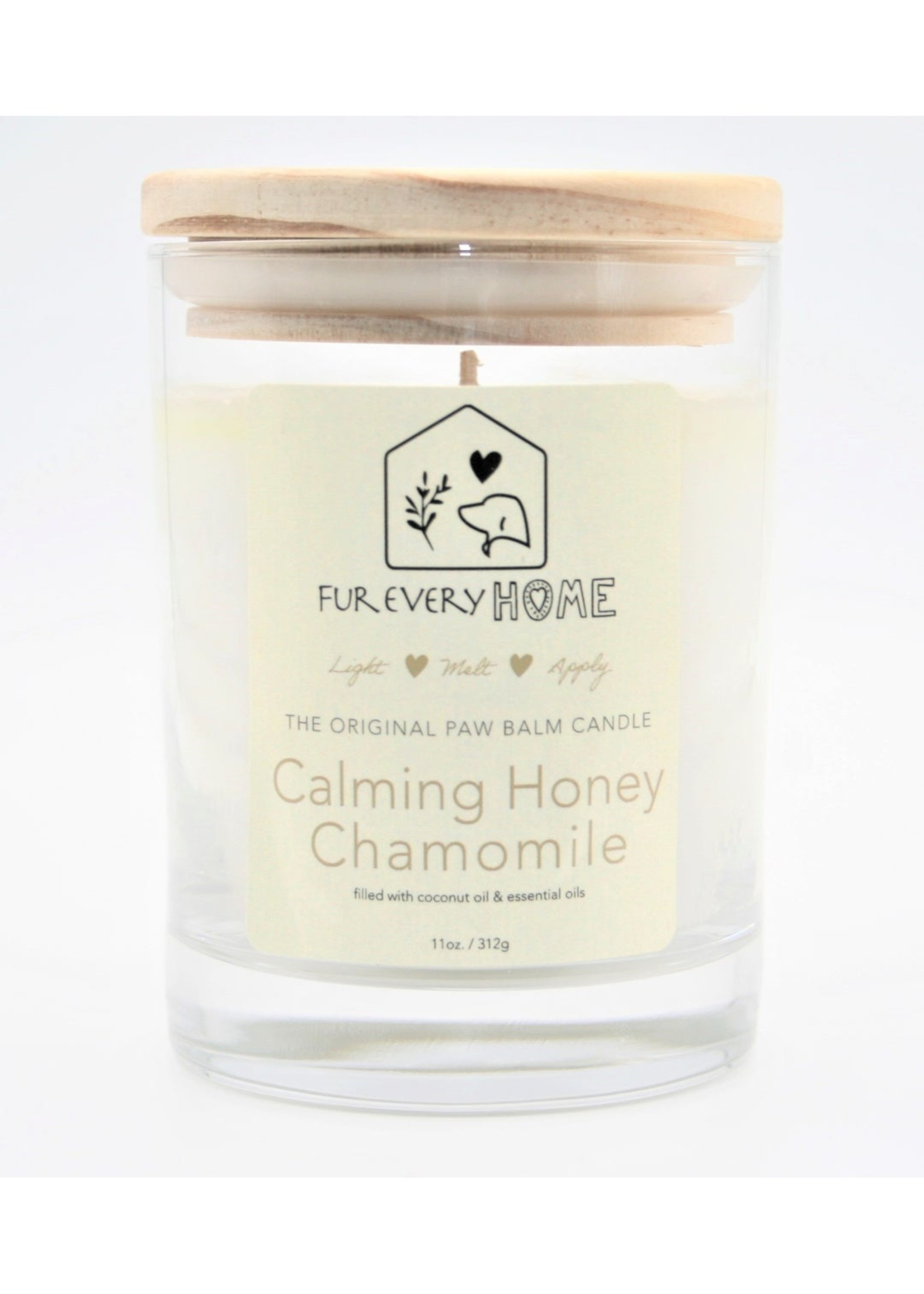 Fur Every Home Fur Every Home Calming Honey Chamomile Paw Balm Candle