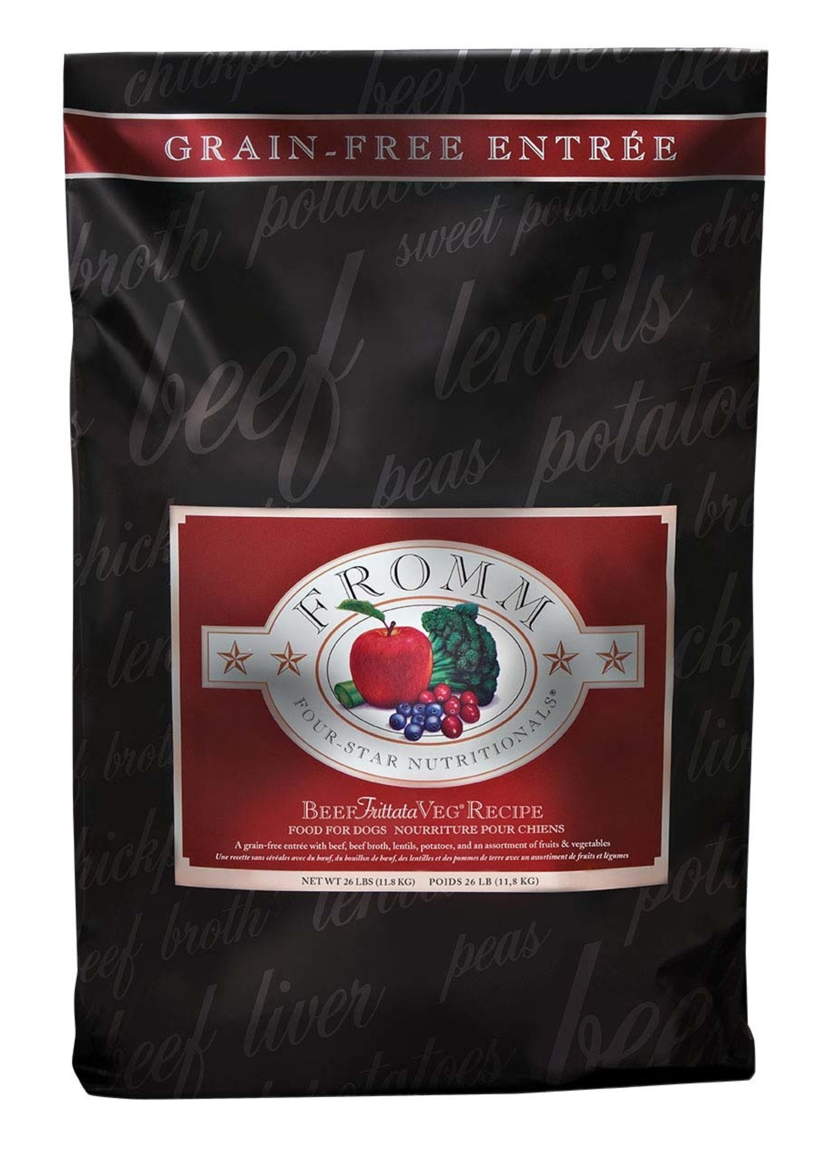 Fromm FOUR-STAR 26 LB DOG BEEF FRITTATA GRAIN FREE