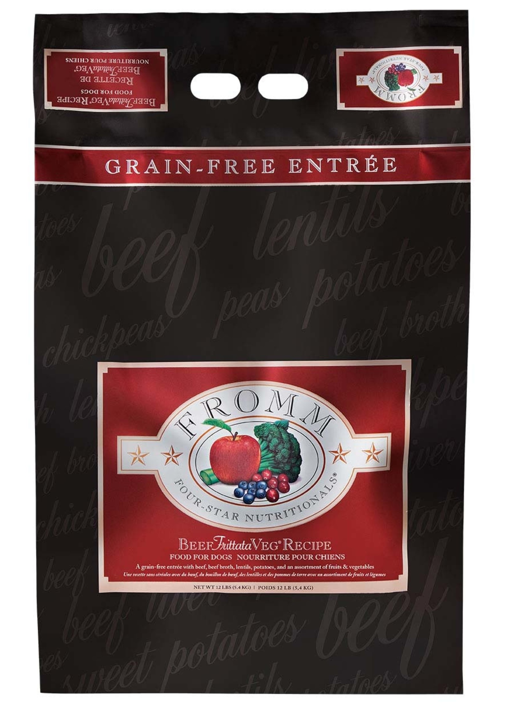 Fromm FOUR-STAR 12 LB DOG BEEF FRITTATA GRAIN FREE