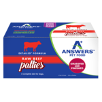 Answers Pet Food Answers Frozen Raw Beef Patties 4LB (8ct)