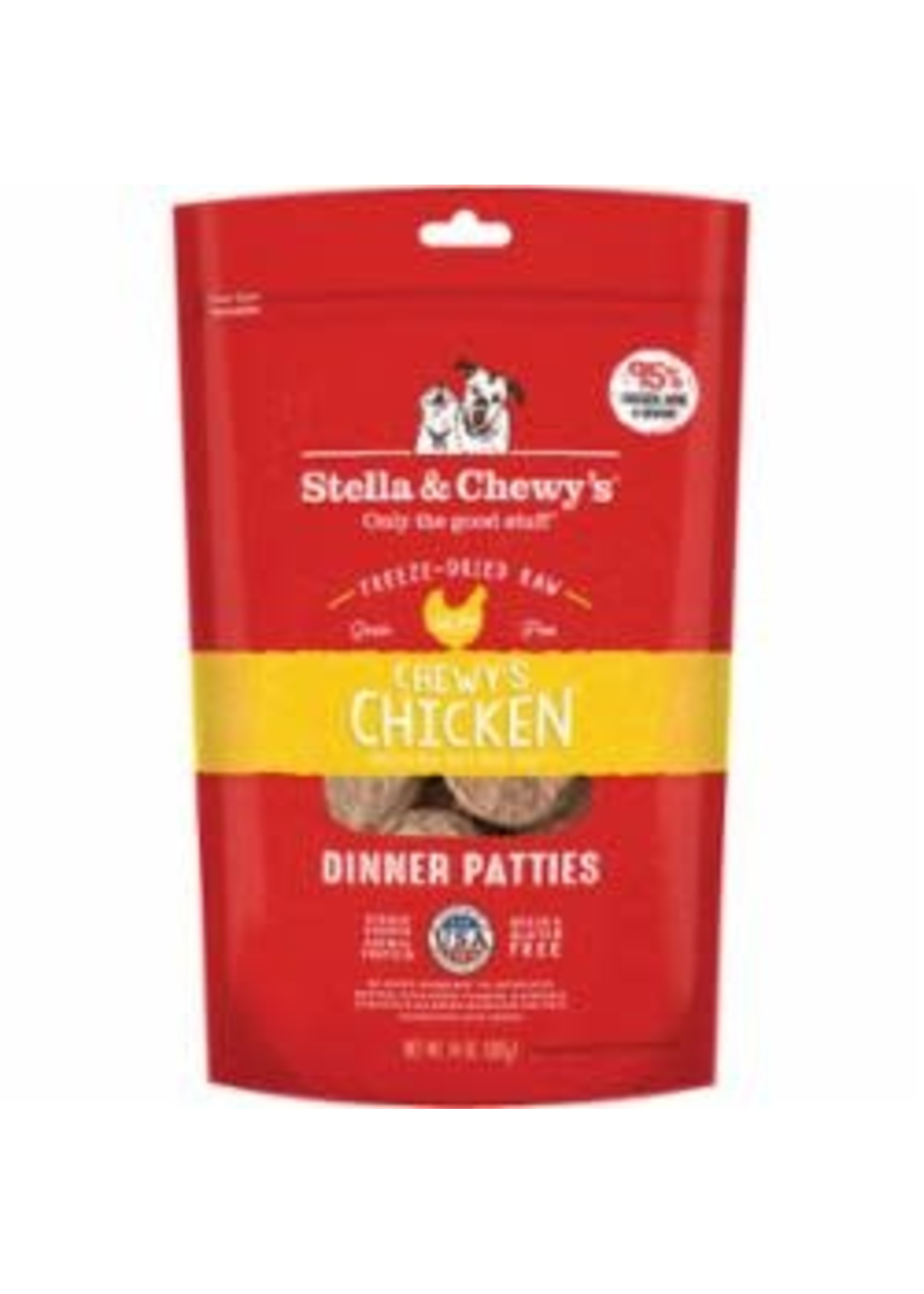 Stella & Chewy's FREEZE-DRIED CHICKEN DINNER PATTIES 14OZ