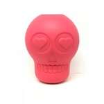 SodaPup Sugar Skull Chew Toy - Treat Dispenser - Large Pink
