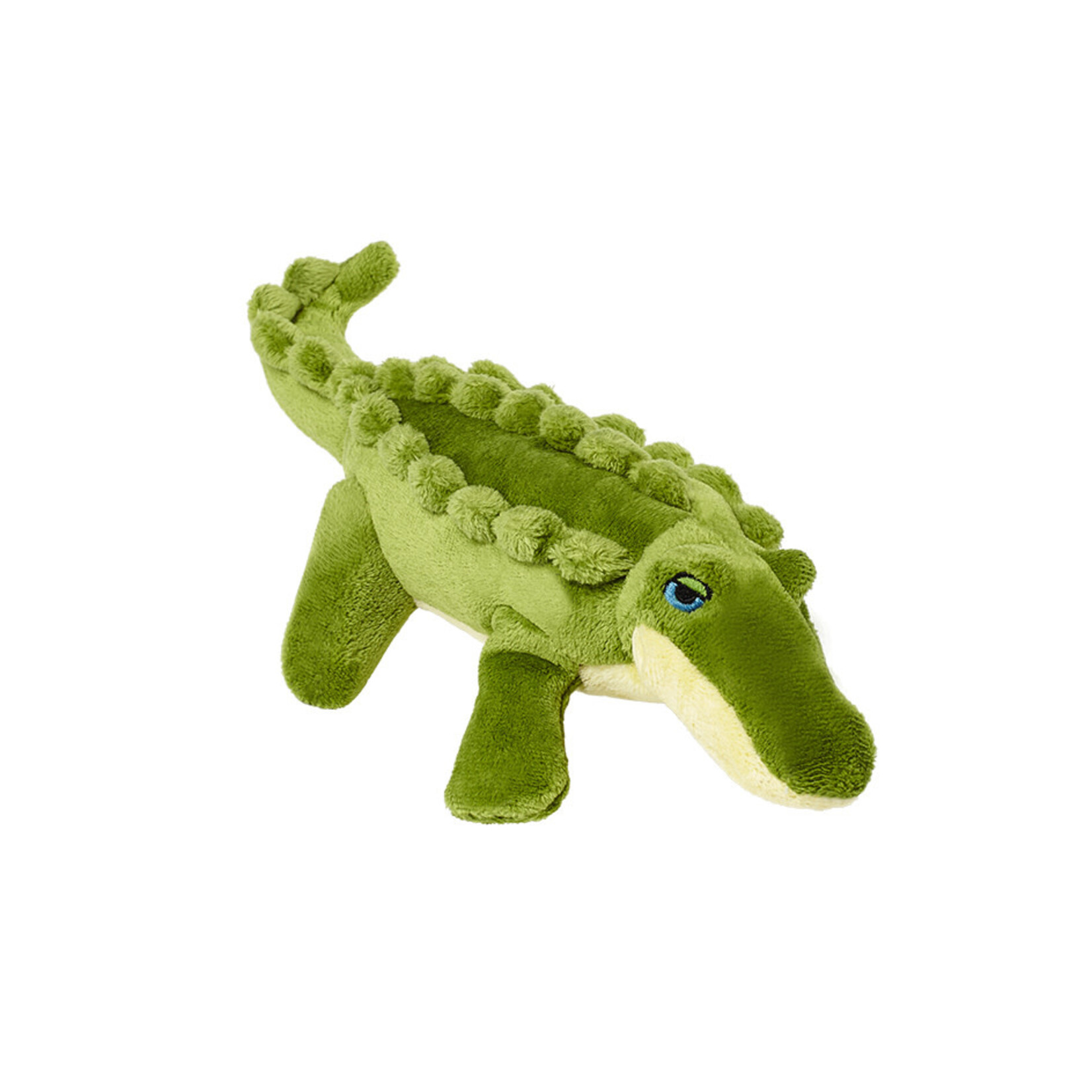 Fluff & Tuff Savannah Baby Gator Durable Plush Toy (Small - 7")