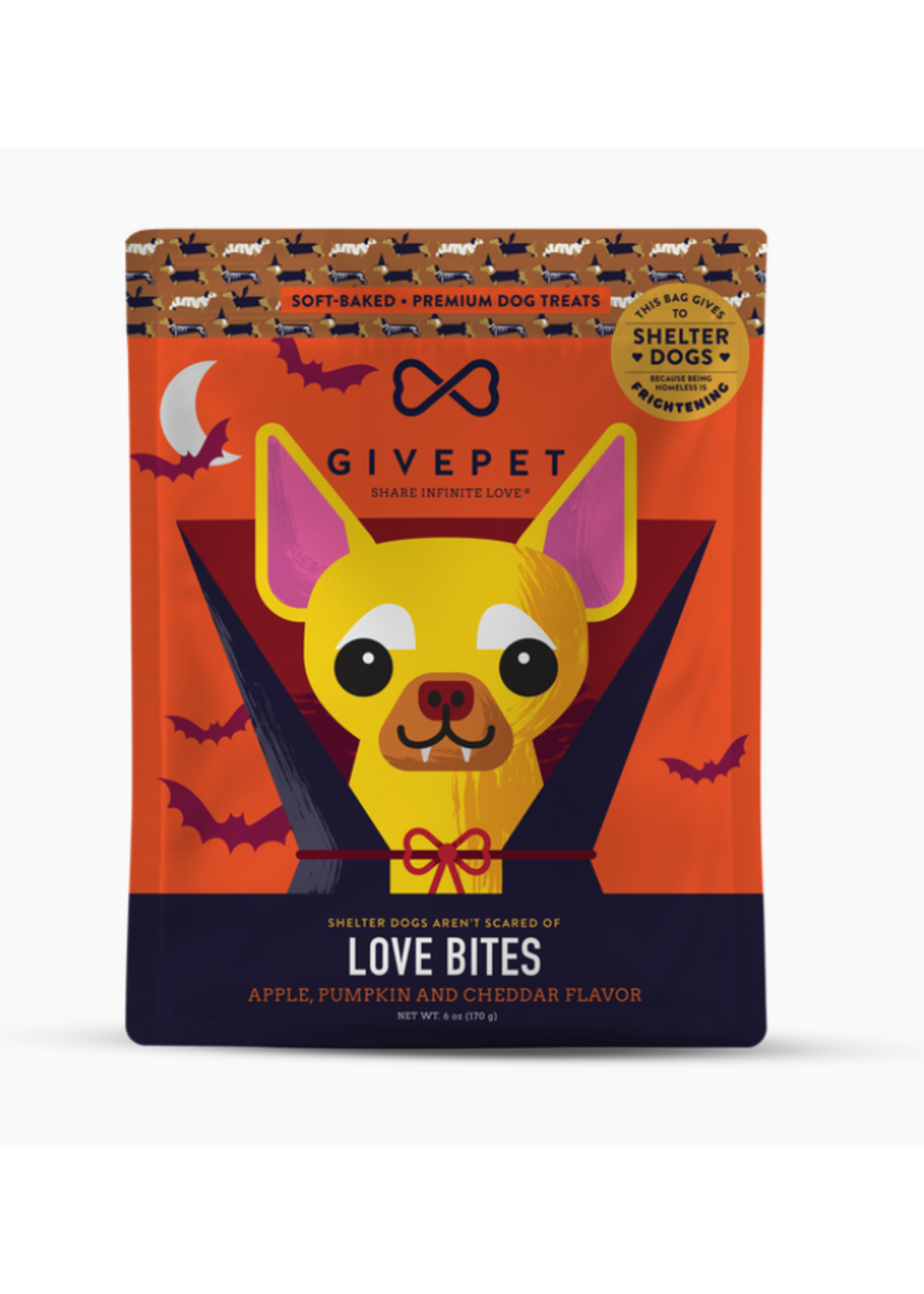 Give Pet 6 oz Love Bites Soft-Baked Treats