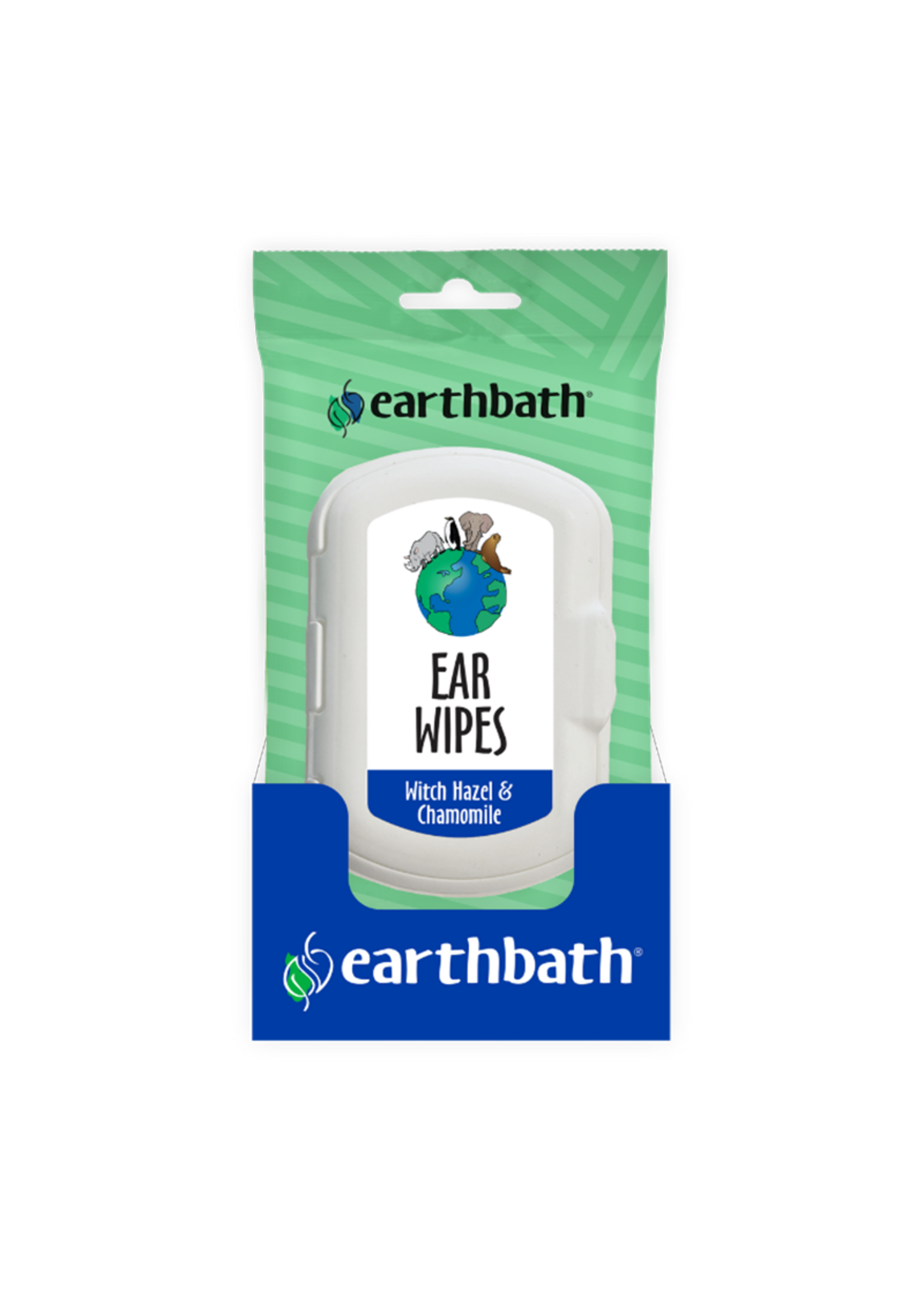 earthbath EAR WIPES - WITCH HAZEL & CHAMOMILE (30 Count)