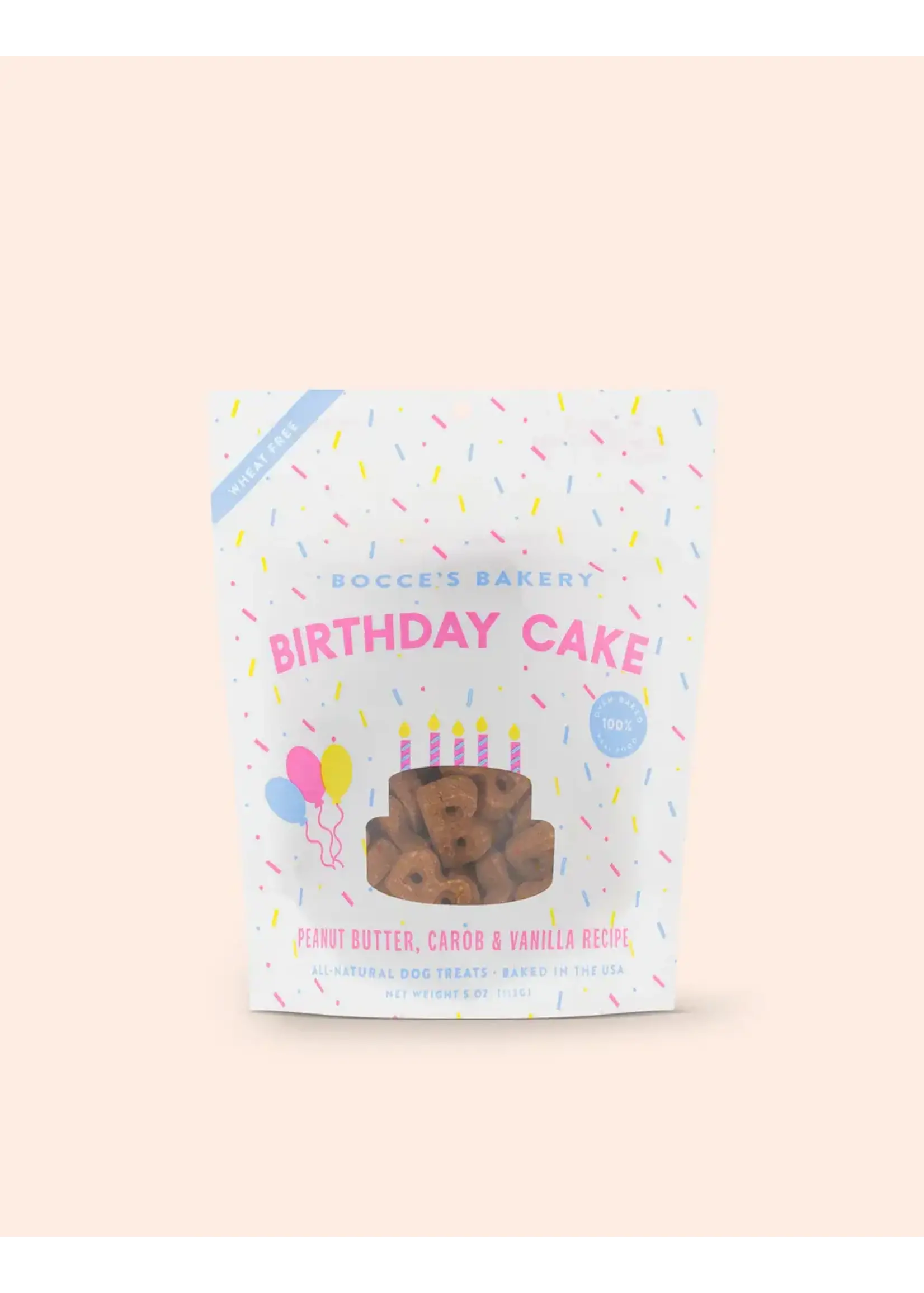 Bocce's Bakery Birthday Cake Biscuits 5OZ