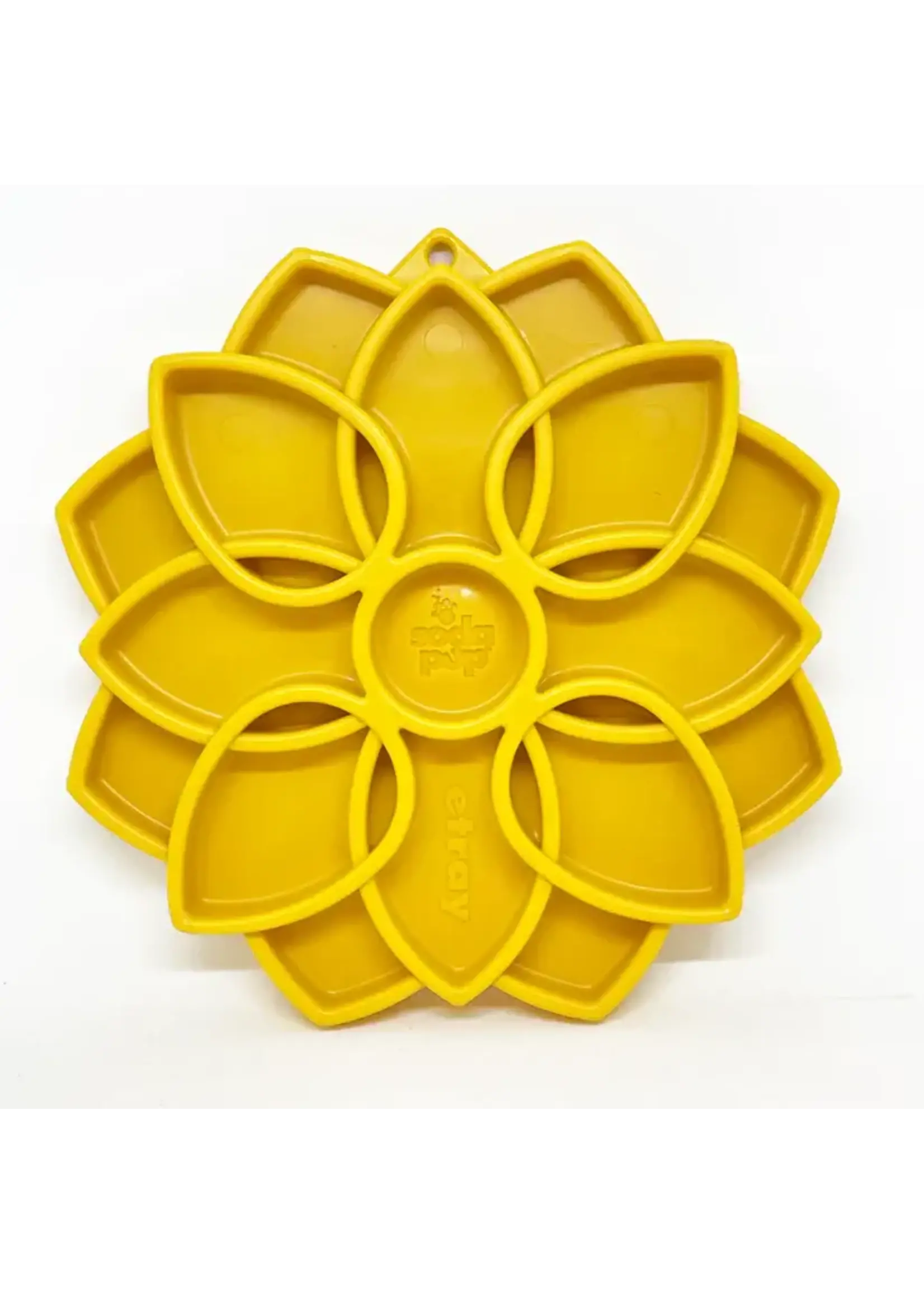 SodaPup Mandala Enrichment Tray (yellow)