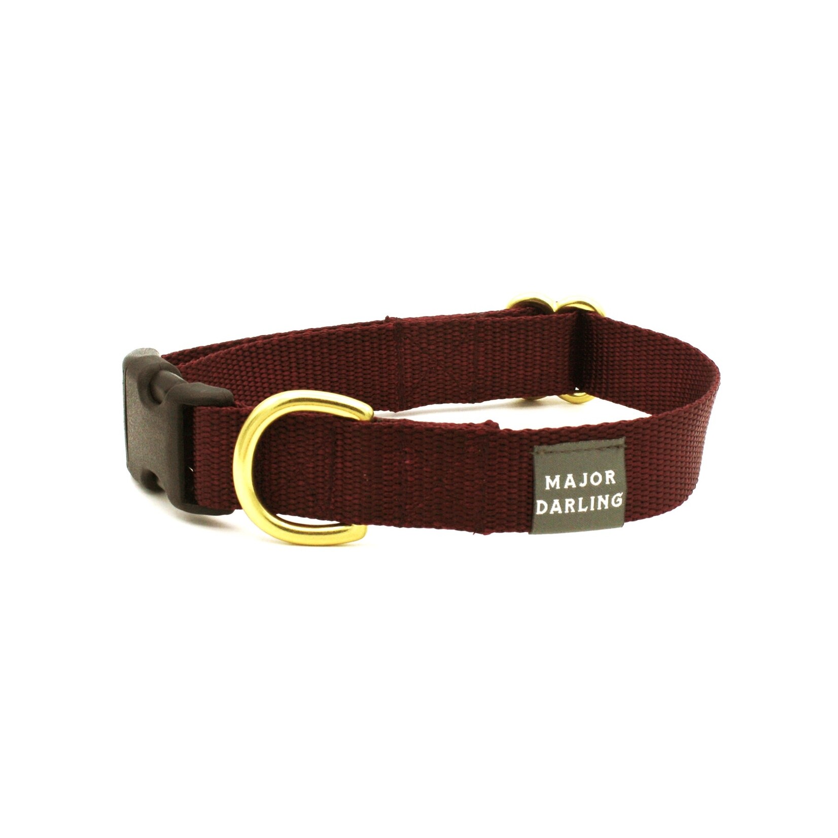 Major Darling Merlot Side-Release Buckle Collar Small