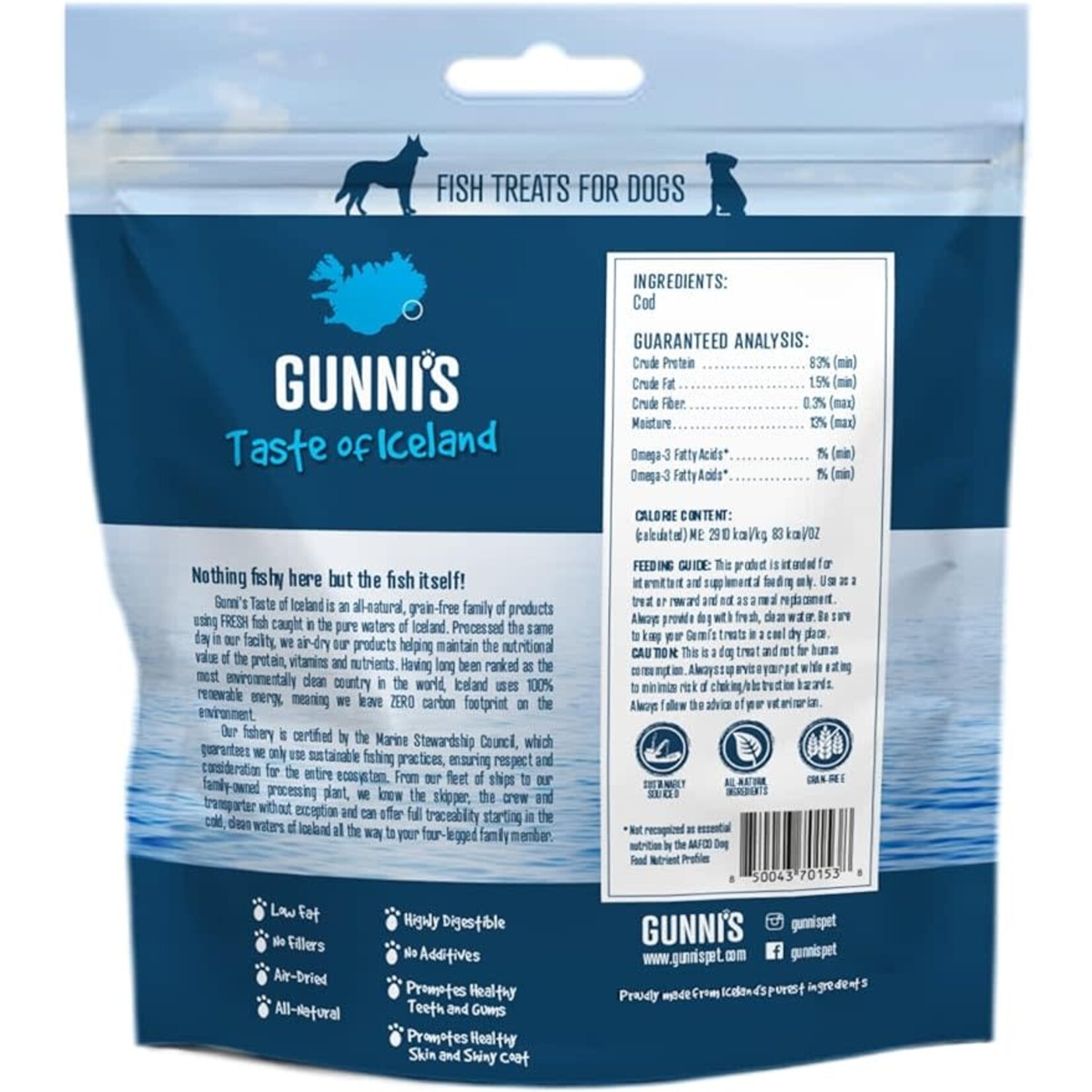 Gunni's Baby Bites Cod 2.5oz