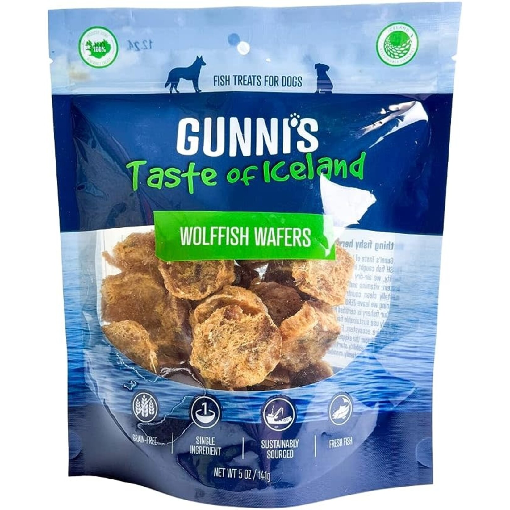 Gunni's Wafers Wolffish 5oz