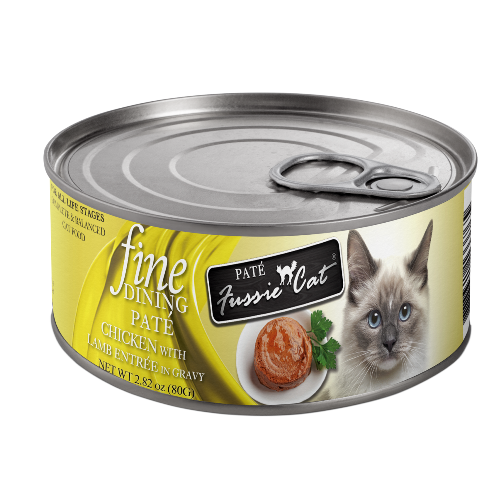 Fussie Cat Fine Dining Pate Chicken With Lamb Entree In Gravy Case (24ct)