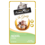 Fussie Cat Premium Pouch Mackerel In Gravy Case