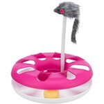 Trixie Cat Activity Crazy Circle Mouse Toy (Pink)